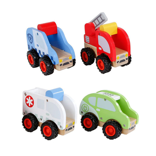 Houten houten voertuig, 12,5cm