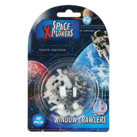 Space xplorers raamlopertjes astronaut 2cm, 12st.