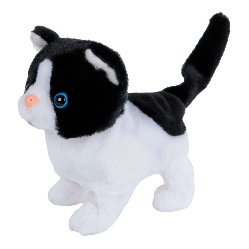 Load image into Gallery viewer, Take me home interactieve looppoes zwart wit, 15,5cm
