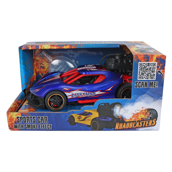 Load image into Gallery viewer, Roadblasters pull-back raceauto met rook, licht en geluid
