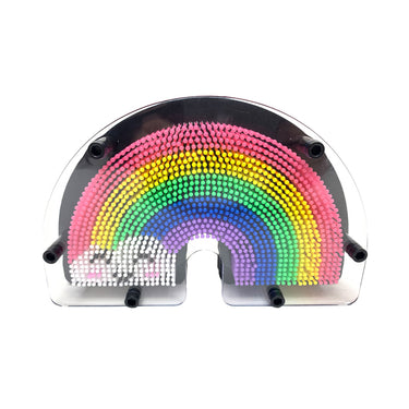 Van manen pin it! regenboog speelgoed 3d afdruk maken - kleurrijk kinderspel.