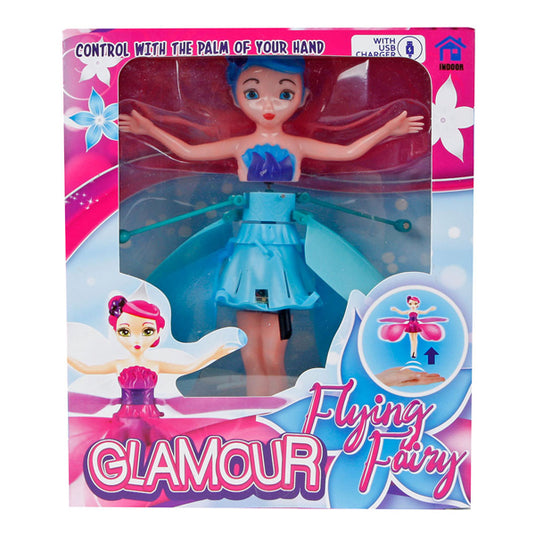 Merkloos sans marque glamour vliegende fee 16,5cm 3ass