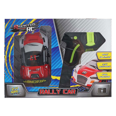 Van manen veenendaal bv roadstar rc bestuurbare rally auto met licht 2.4ghz rood, 13cm