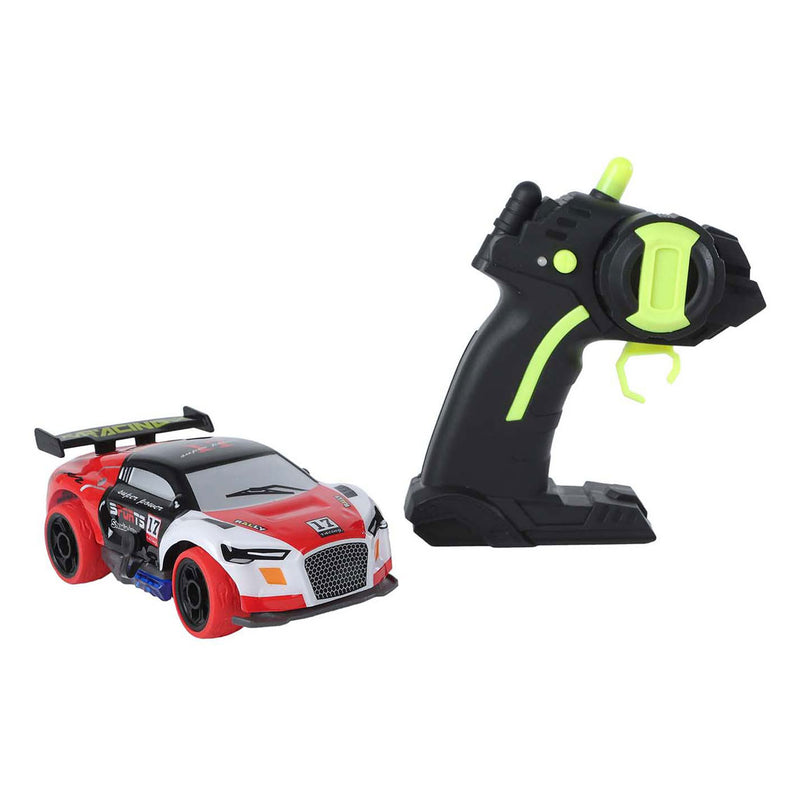 Load image into Gallery viewer, Rc roadstar bestuurbare rally auto met licht 2.4ghz rood, 13cm
