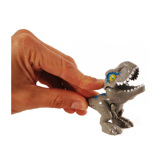 Dinoworld bijtende dinosaurus sleutelhanger, 12cm
