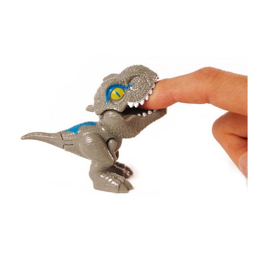 Dinoworld bijtende dinosaurus sleutelhanger, 12cm