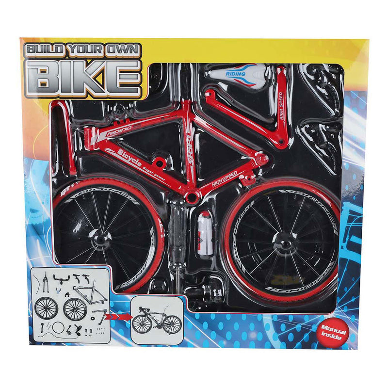 Load image into Gallery viewer, Van manen racefiets bouwpakket die-cast speelgoed fiets 19,5cm multicolor.
