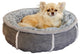 Rosewood hondenmand pluche donut grijs