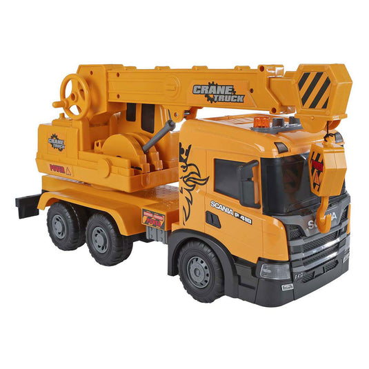 2-play scania vrachtwagen hijskraan frictie met licht en geluid