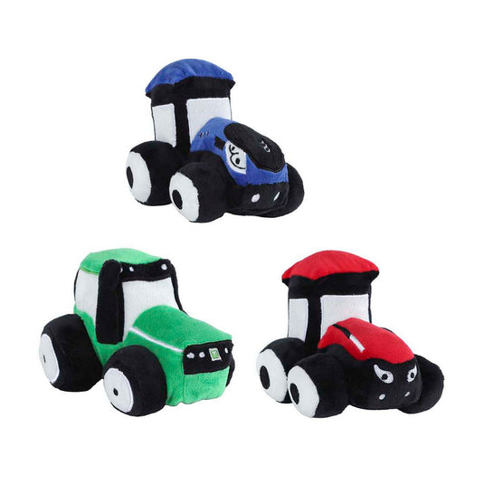 Kids globe pluche tractor, 13cm