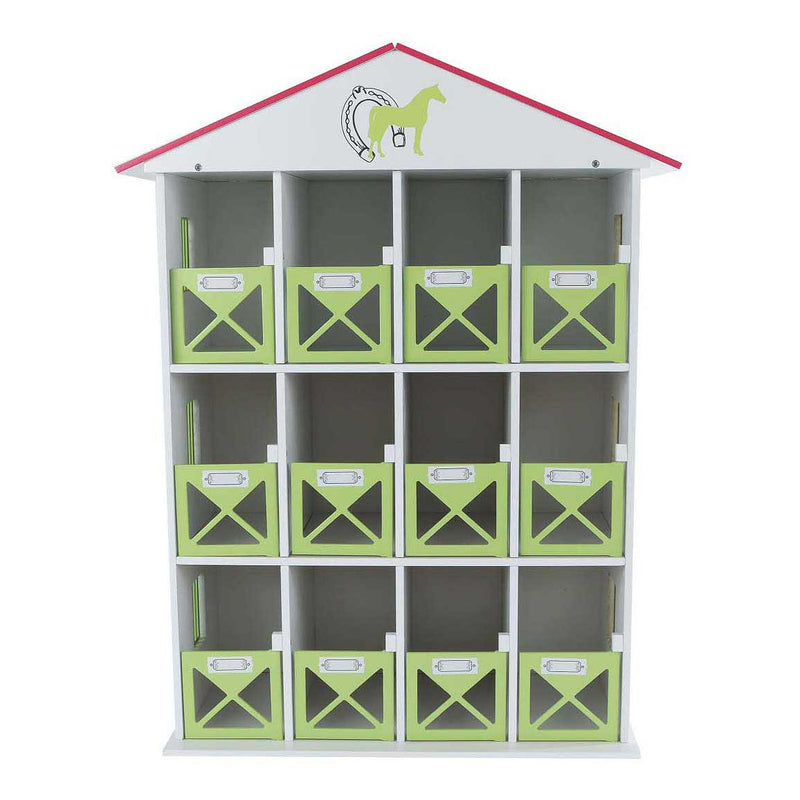 Load image into Gallery viewer, Kids globe paardenstal hotel met 12 boxen 1:24 19x41x53cm

