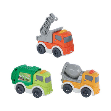 Mini club bouwvoertuig free wheel, 8cm