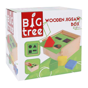 Big tree vormenstoof hout vierkant 18x18x10cm