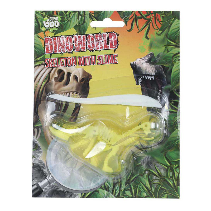Load image into Gallery viewer, Dinoworld skelet met dinoslijm
