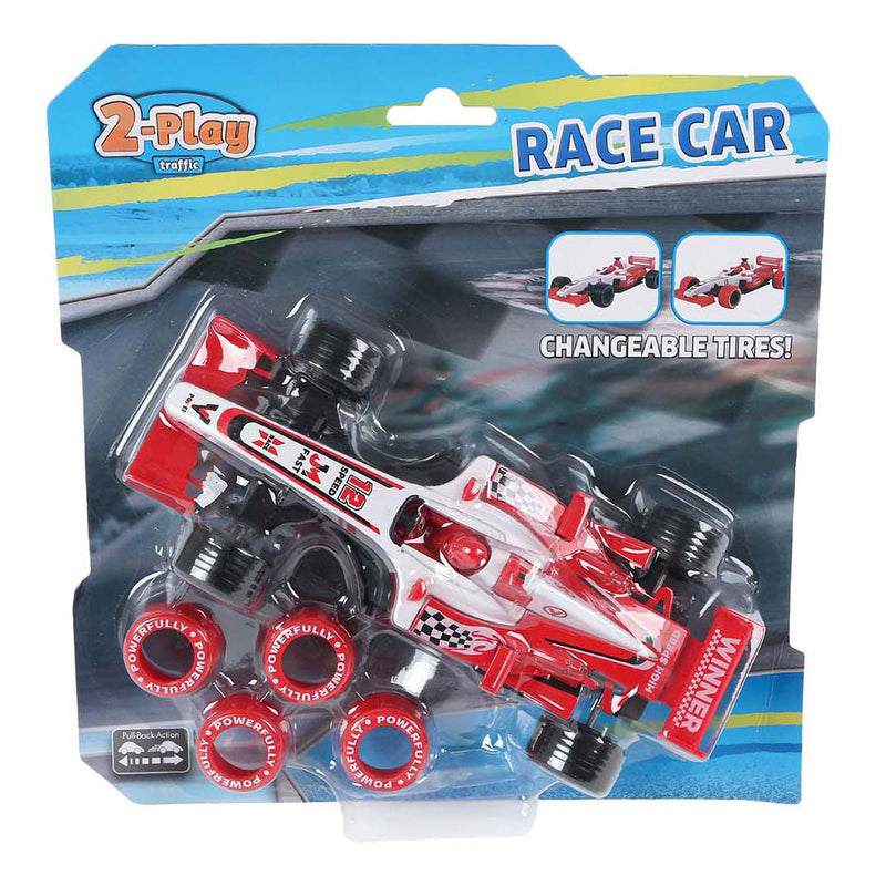 Load image into Gallery viewer, 2-play formule raceauto met extra banden pull back
