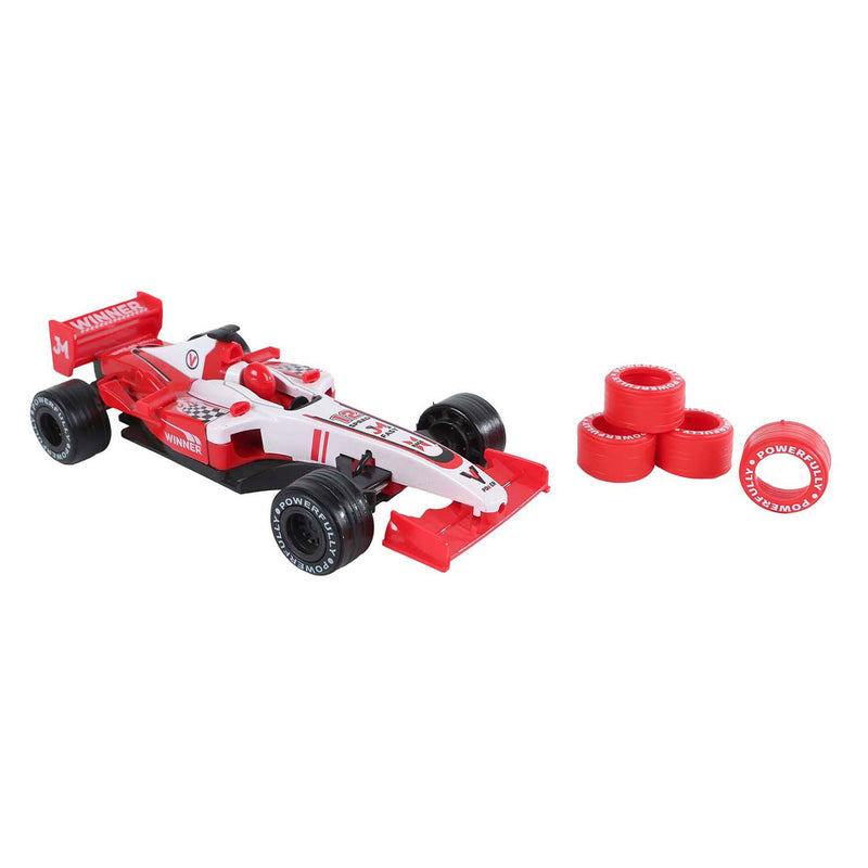 Load image into Gallery viewer, 2-play formule raceauto met extra banden pull back
