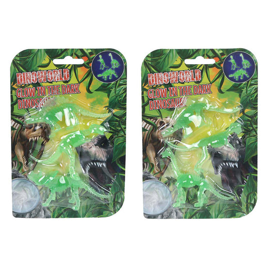Dinoworld 3d dinosaurus glow in the dark - 3st.
