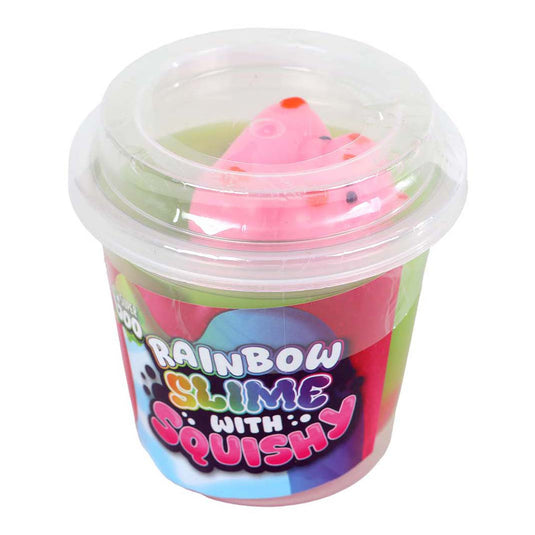 Ty super goo regenboog put met squishy - 90gr.