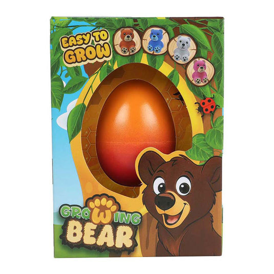 Groeiend teddy beertje in ei