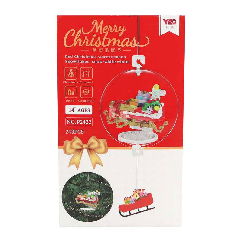 Load image into Gallery viewer, Special moments bouwstenen kerstbal
