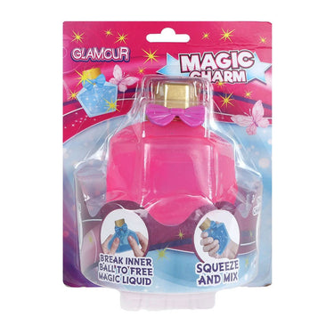Glamour squeeze parfumflesje met charms