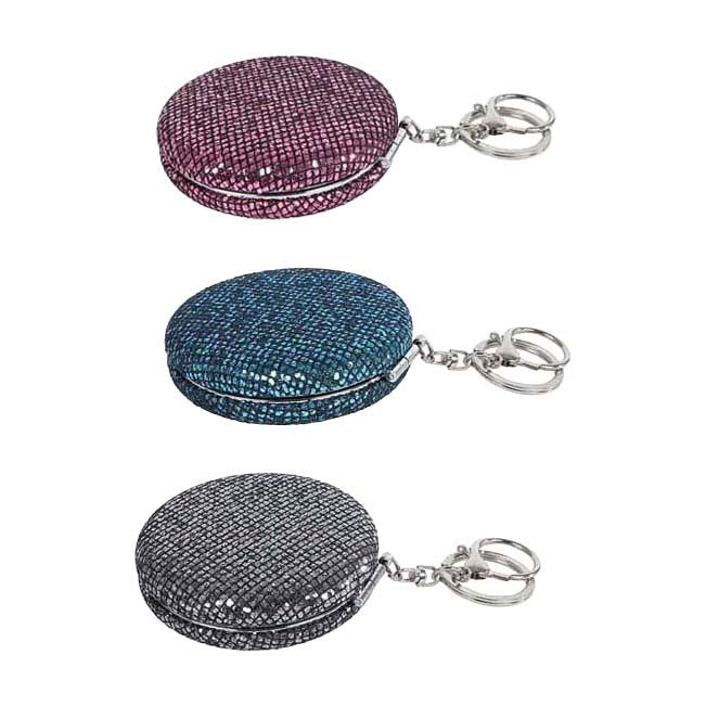 Afbeelding laden in galerijviewer, Glamour spiegeltje diamantjes - 7,5cm
