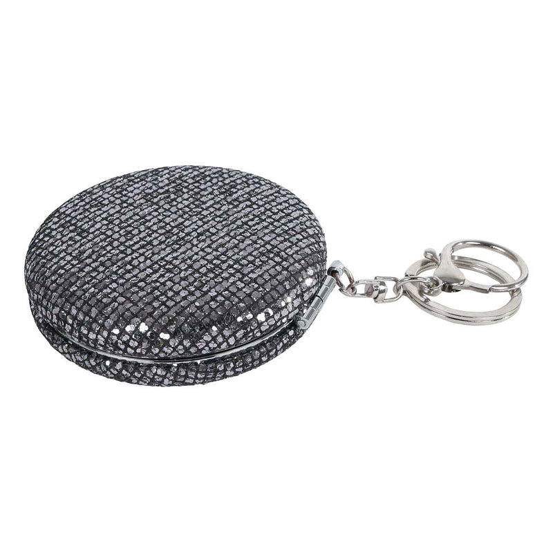 Afbeelding laden in galerijviewer, Glamour spiegeltje diamantjes - 7,5cm
