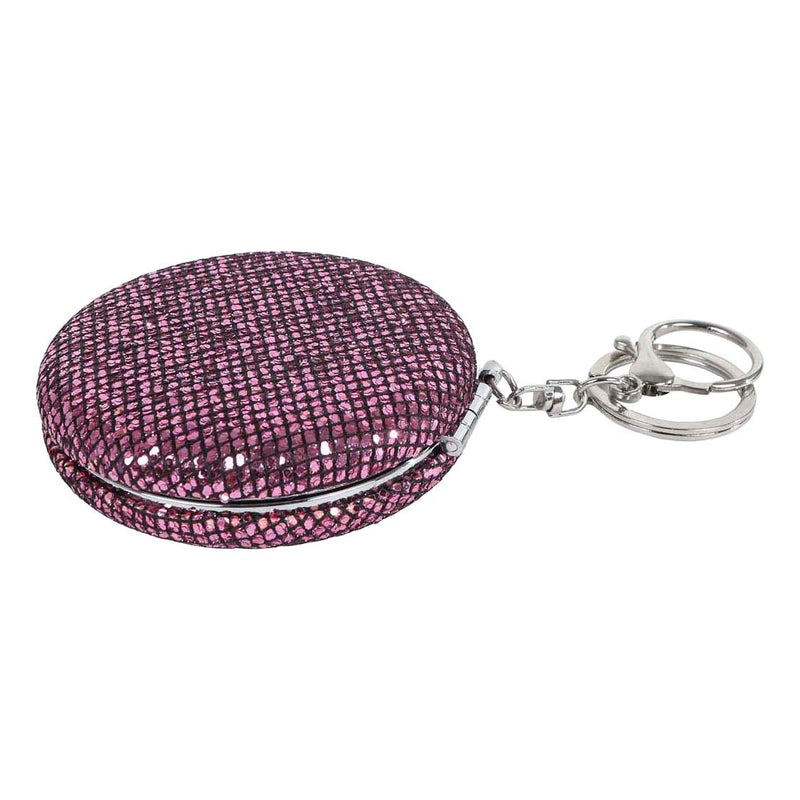 Afbeelding laden in galerijviewer, Glamour spiegeltje diamantjes - 7,5cm
