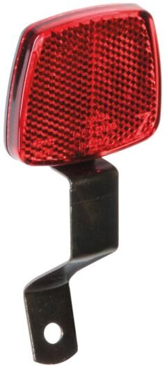 Busch + müller reflector rear reflector b m 31371zf red w.metal brac.