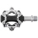 Pedalen exustar e-pm211 (spd) alu zwart