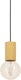 Eglo pozueta 1 hanglamp - e27 - ø 6,5 cm - zwart bruin - staal hout