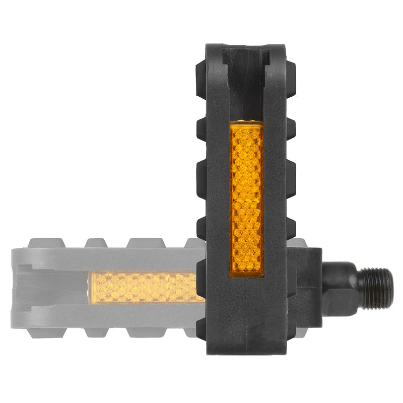 Load image into Gallery viewer, Exustar pedaalset voor vouwfiets steady f1 opklapbaar - zwart
