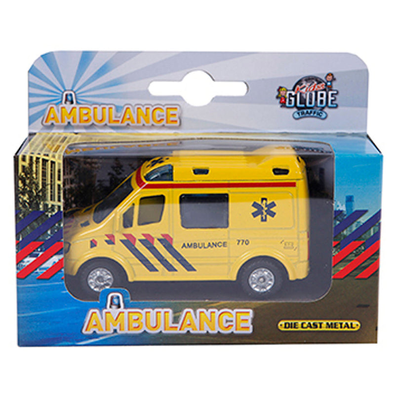 Load image into Gallery viewer, Kids globe die-cast ambulance nl
