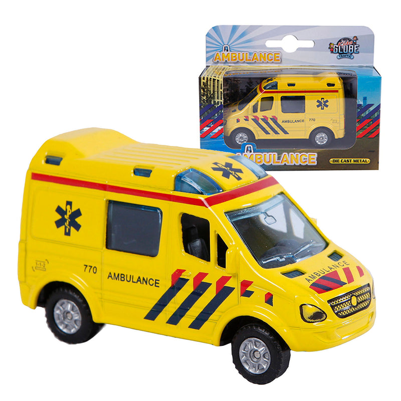 Load image into Gallery viewer, Kids globe die-cast ambulance nl
