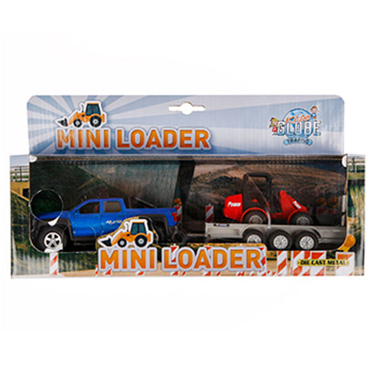 Kids globe terreinwagen met shovel 30cm