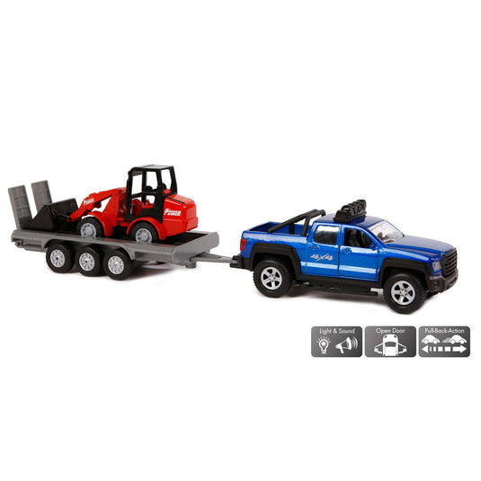 Kids globe terreinwagen met shovel 30cm