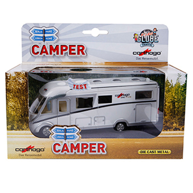 Load image into Gallery viewer, Kids globe die-cast carthago camper met licht, 16cm
