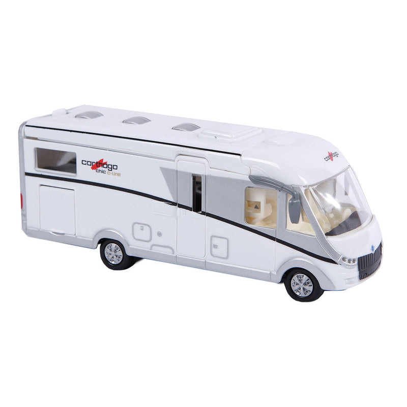 Load image into Gallery viewer, Kids globe die-cast carthago camper met licht, 16cm
