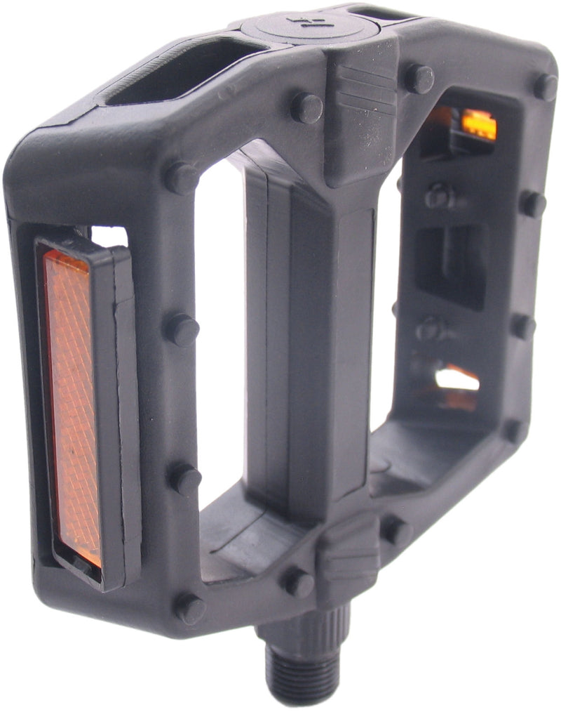 Load image into Gallery viewer, Edge Pedaalset Edge breed kunststof zwart
