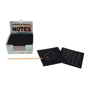 Scratch memoblaadjes met kraspen