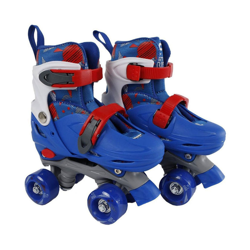 Load image into Gallery viewer, Street rider rolschaatsen blauw verstelbaar, maat 27-30
