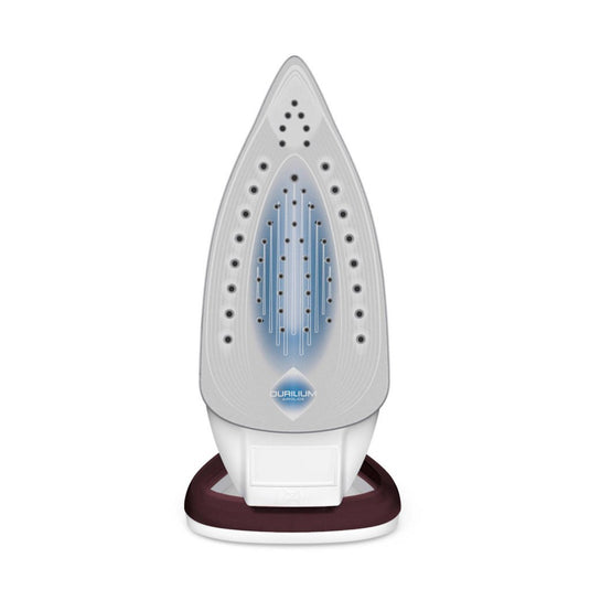 Tefal fv5714 easygliss plus stoomstrijkijzer 2400w bordeaux wit