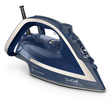 Tefal fv6830 ultragliss anti-calc plus stoomstrijkijzer blauw zilver
