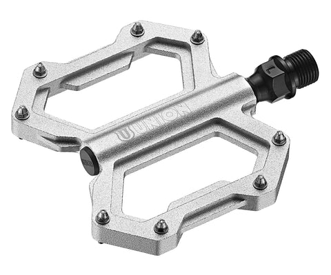 Pedaalset BMX Marwi SP-1210 aluminium met extra dunne draad - zilver (verpakt in een doosje)