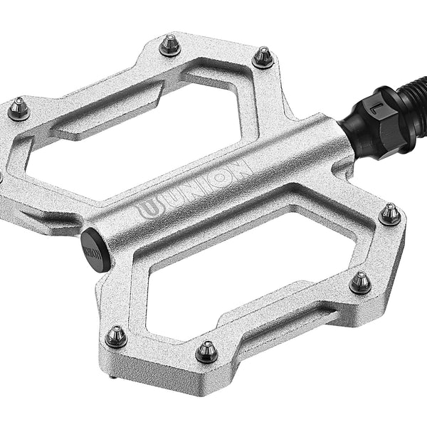 Pedaalset BMX Marwi SP-1210 aluminium met extra dunne draad - zilver (verpakt in een doosje)