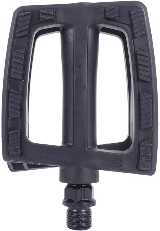 Edge pedaalset comfort city - zwart