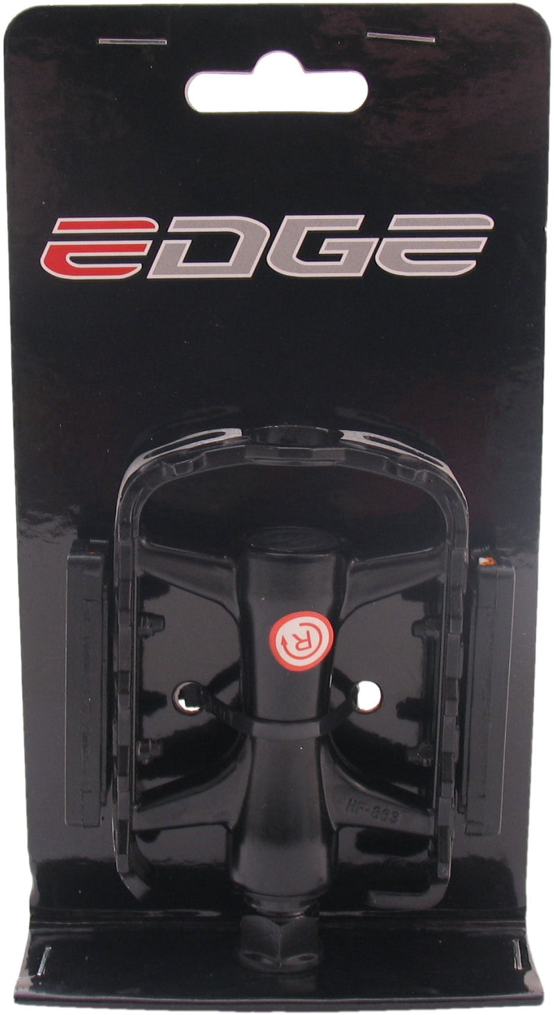 Load image into Gallery viewer, Edge Pedaalset MTB Low Profile met polish zijkant aluminium zwart
