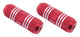 Edge voetsteunset freestyle 80 mm op 3 8 as - rood