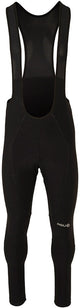 Agu essential - bibtight - fietsbroek met zeem - heren - zwart - m - mesh bretels - reflecterende details - siliconen gripper m