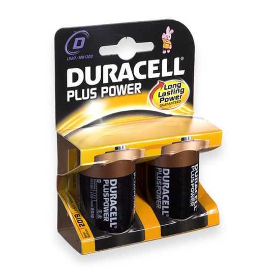 Duracell plus batterijen r20 d 1,5v